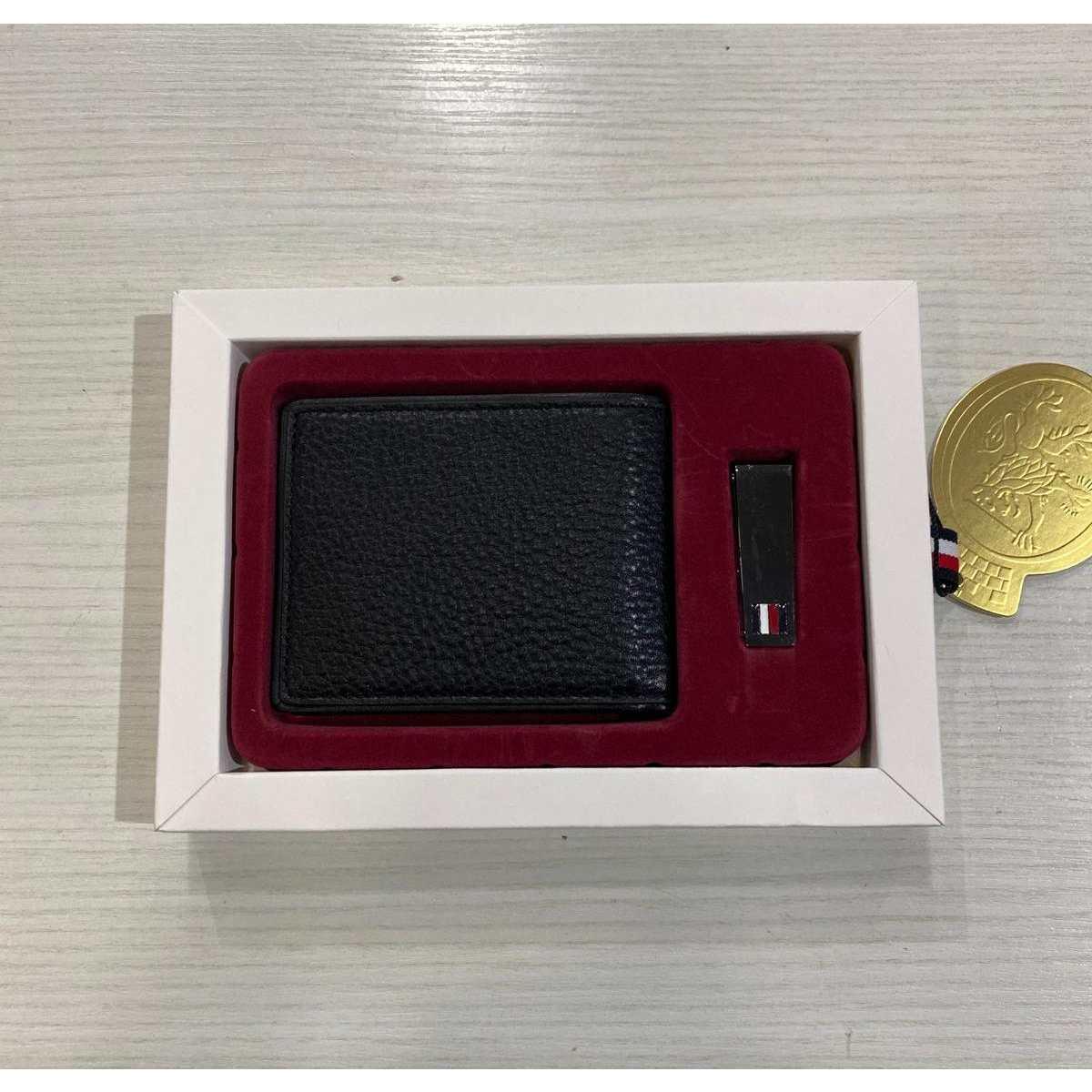 Set Portafogli+Ferma Uomo T.Hilfiger AM13607 BDS