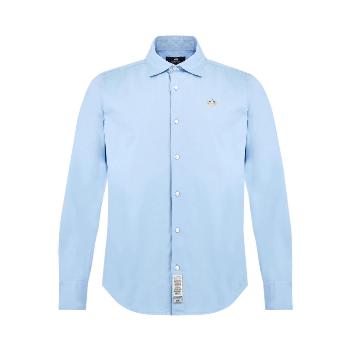 Camicia Uomo La Martina MAC002 PP483 Celeste