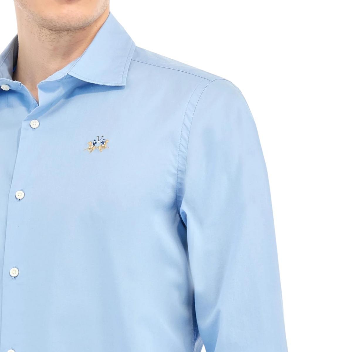 Camicia Uomo La Martina MAC002 PP483 Celeste