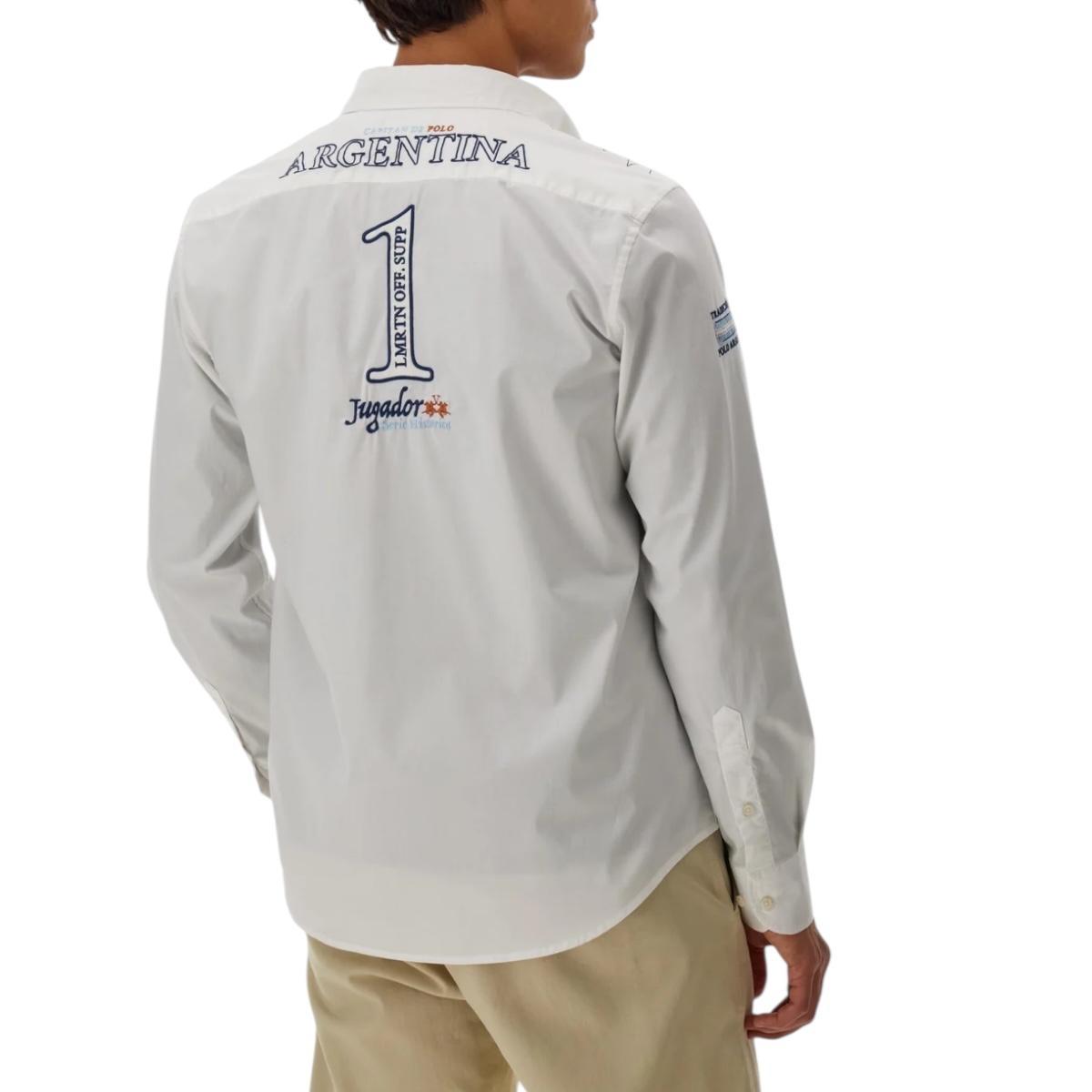 Camicia Uomo La Martina MBC601 PP483 Bianco