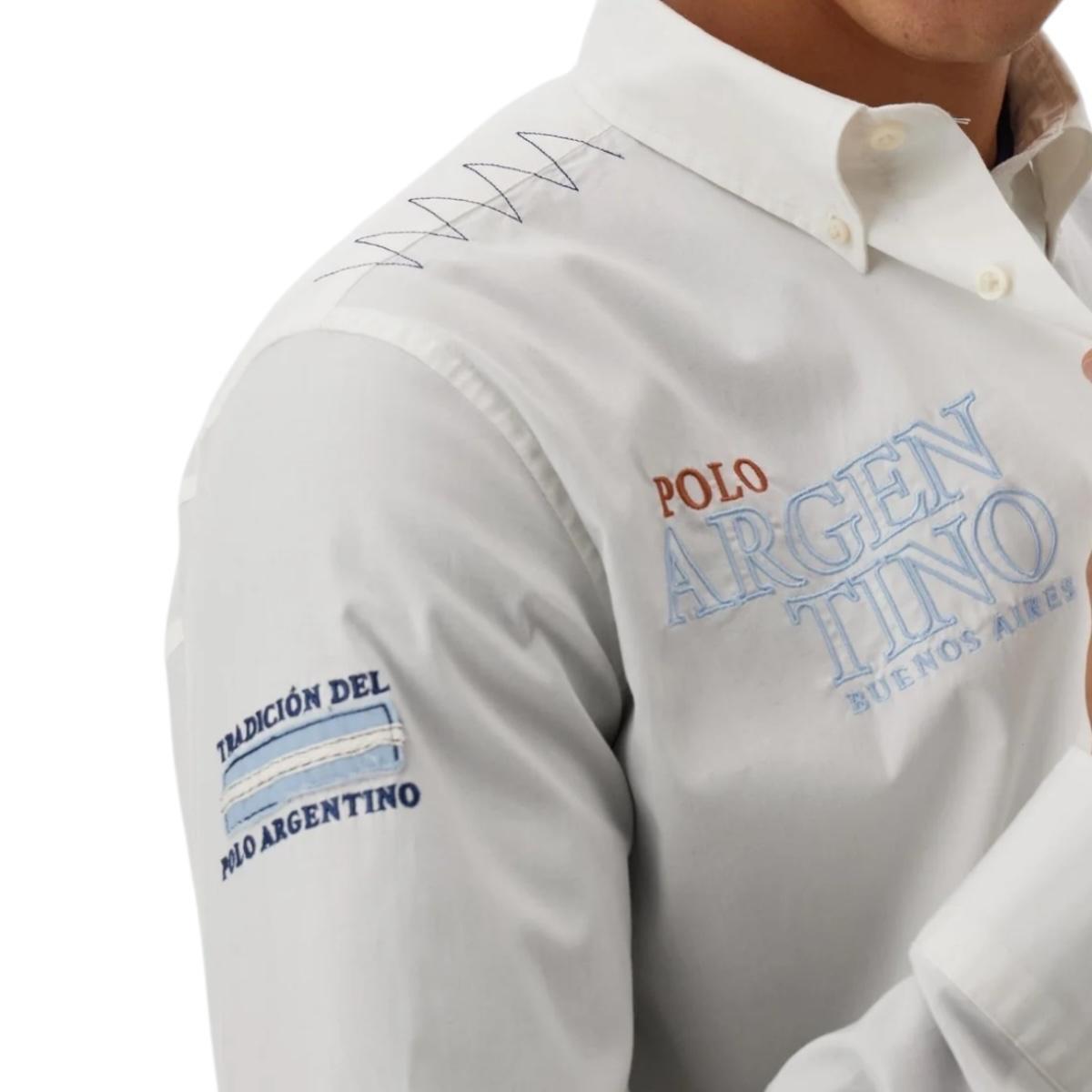 Camicia Uomo La Martina MBC601 PP483 Bianco