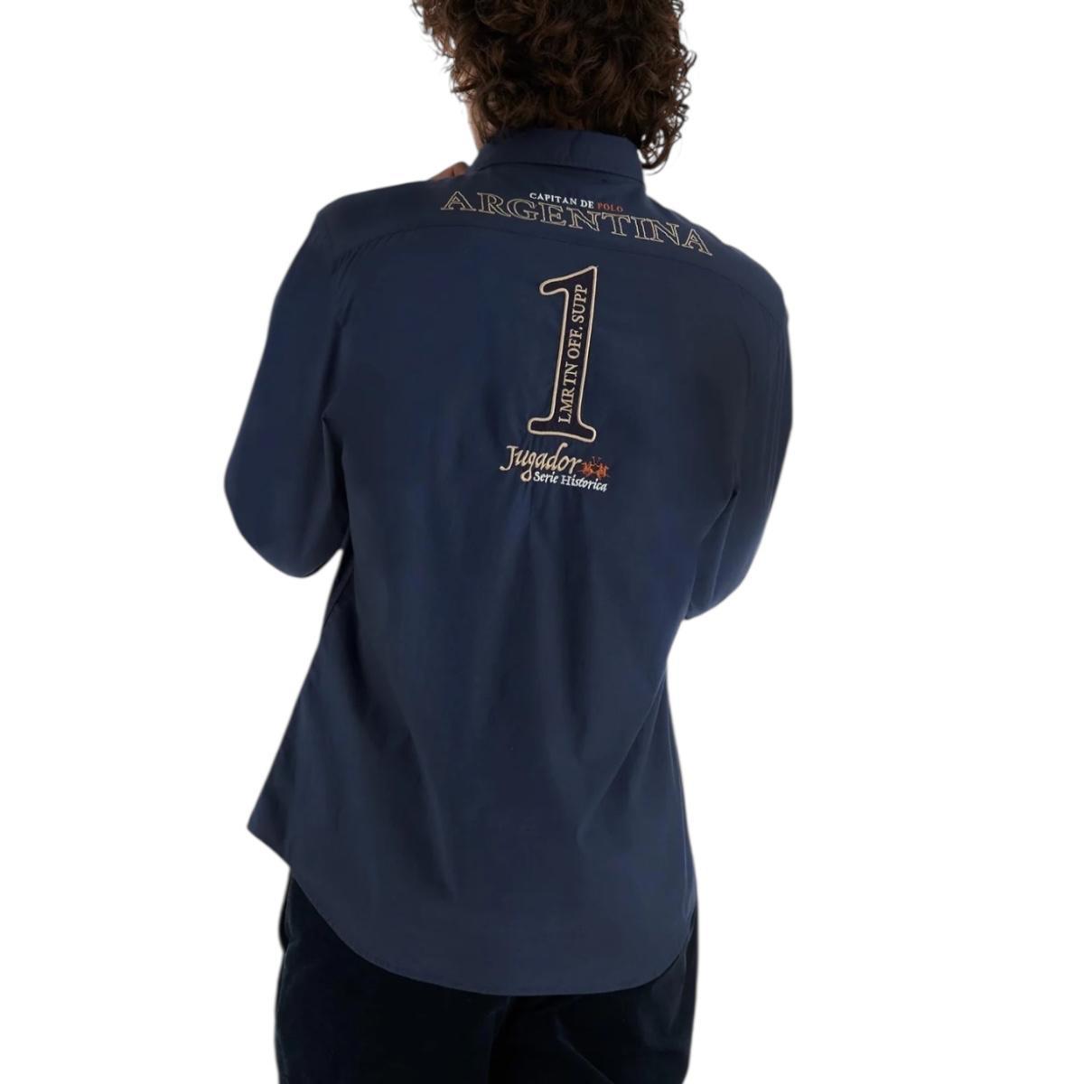 Camicia Uomo La Martina MBC601 PP483 Blu