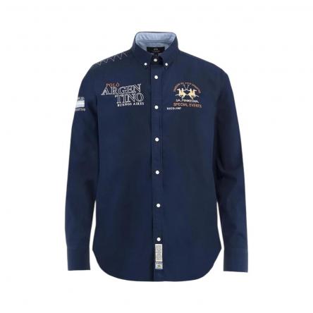 Camicia Uomo La Martina MBC601 PP483 Blu