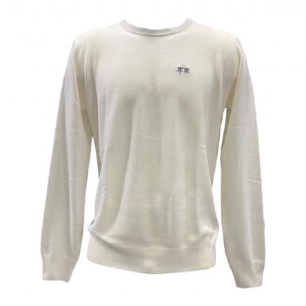 Maglioncino Uomo La Martina MBS002 White