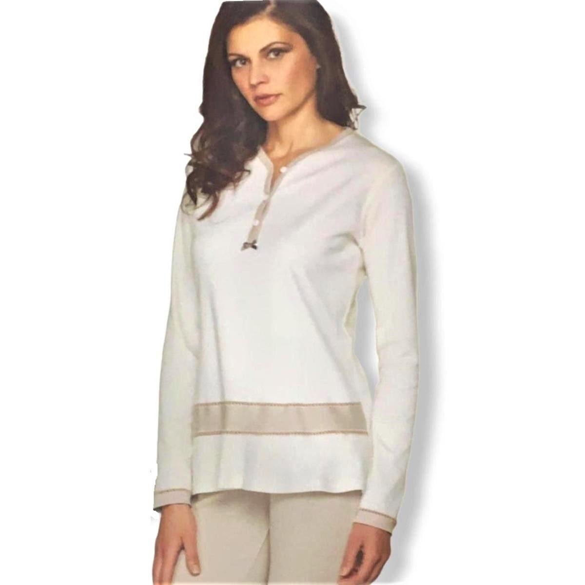 Pigiama Donna Manica Lunga 10302
