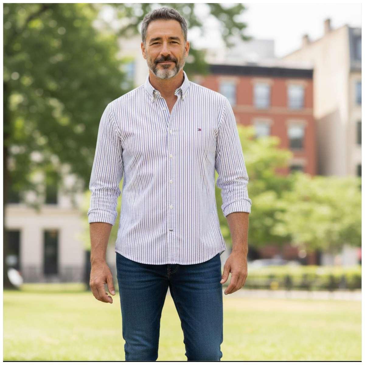 Camicia Uomo Tommy Hilfigher MW4399 0FA