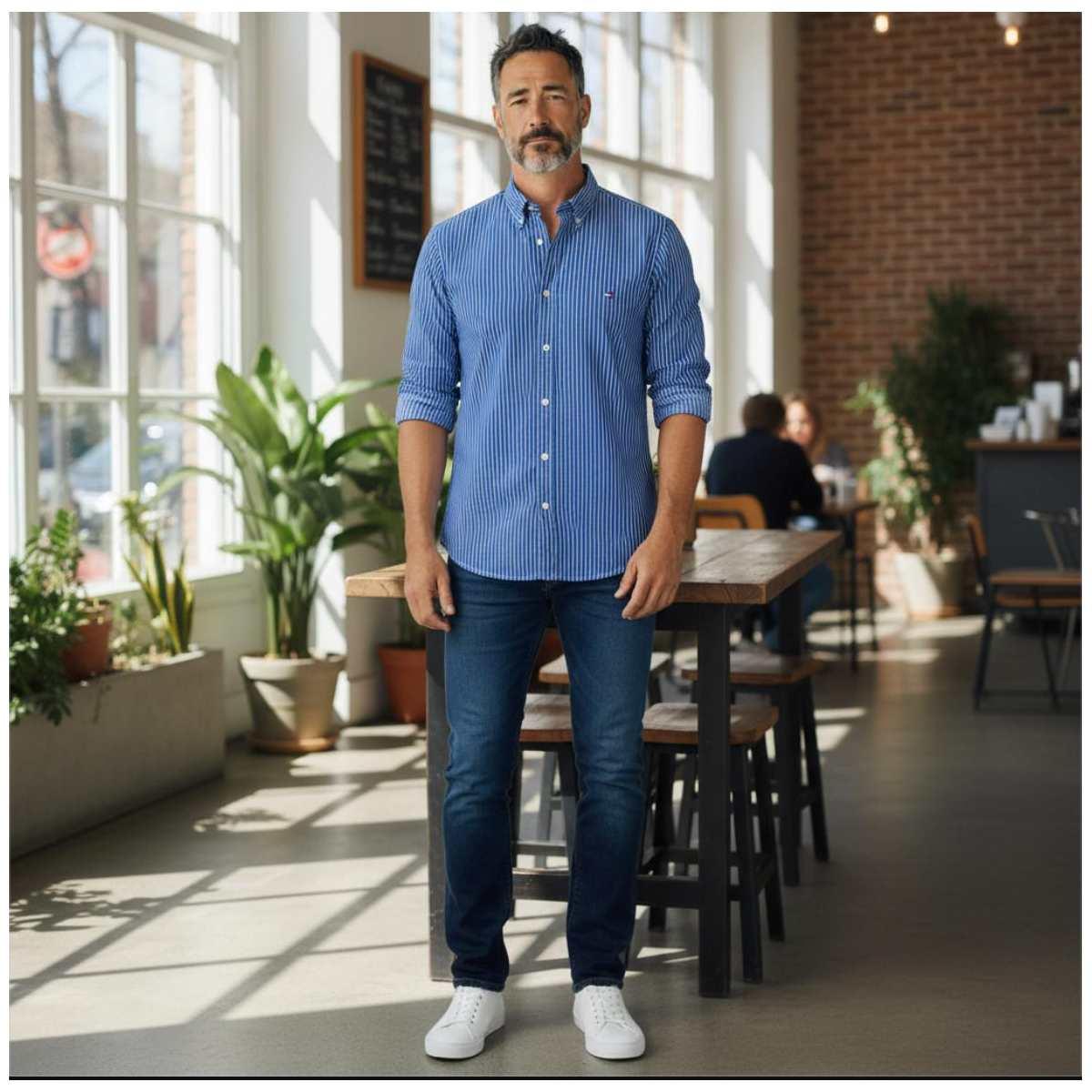 Camicia Uomo Tommy Hilfigher MW4399 0A6