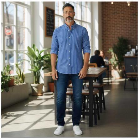 Camicia Uomo Tommy Hilfigher MW4399 0A6