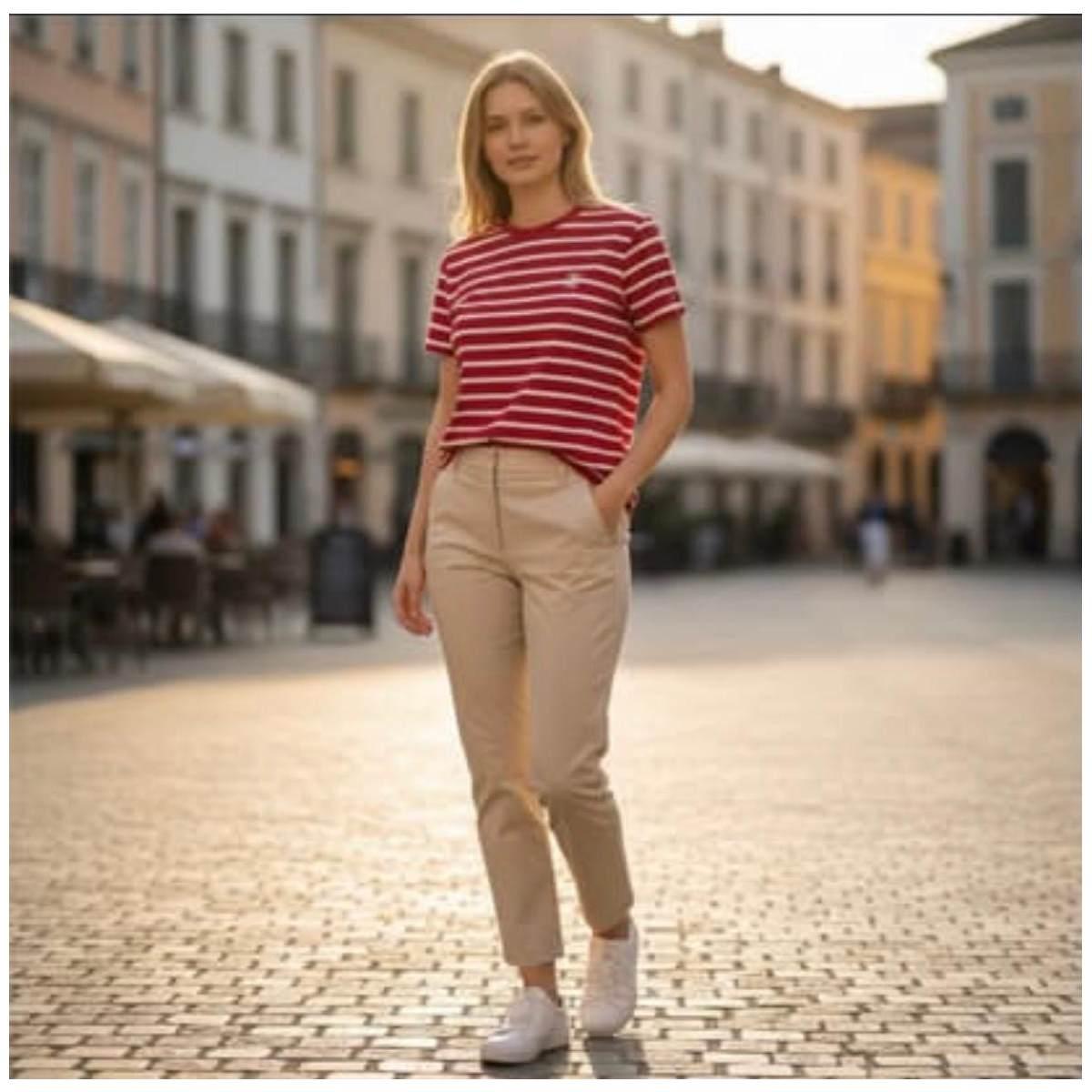 T-Shirt Donna Mm Tommy W47809Riga