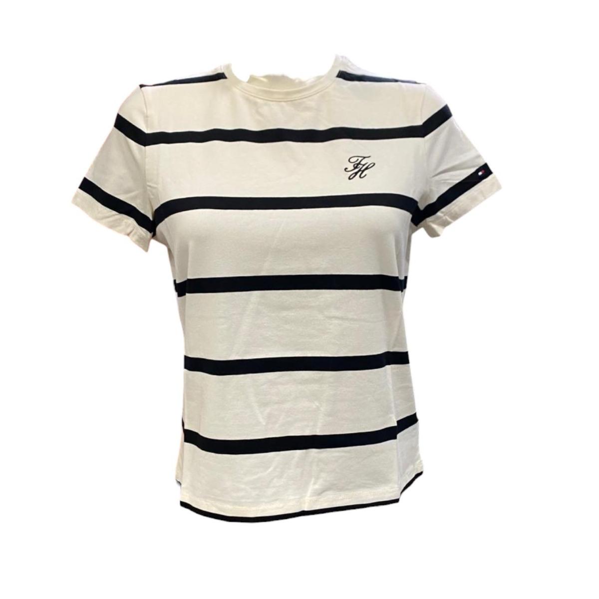 T-Shirt Donna Mm Tommy W47809Riga