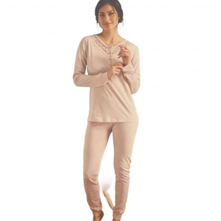 Pigiama Donna Manica Lunga 10632