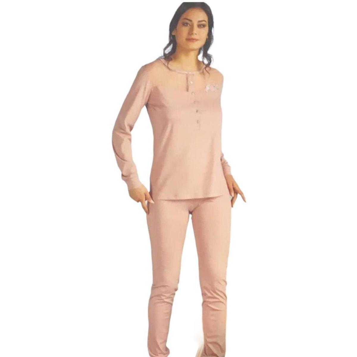 Pigiama Donna Manica Lunga 10677