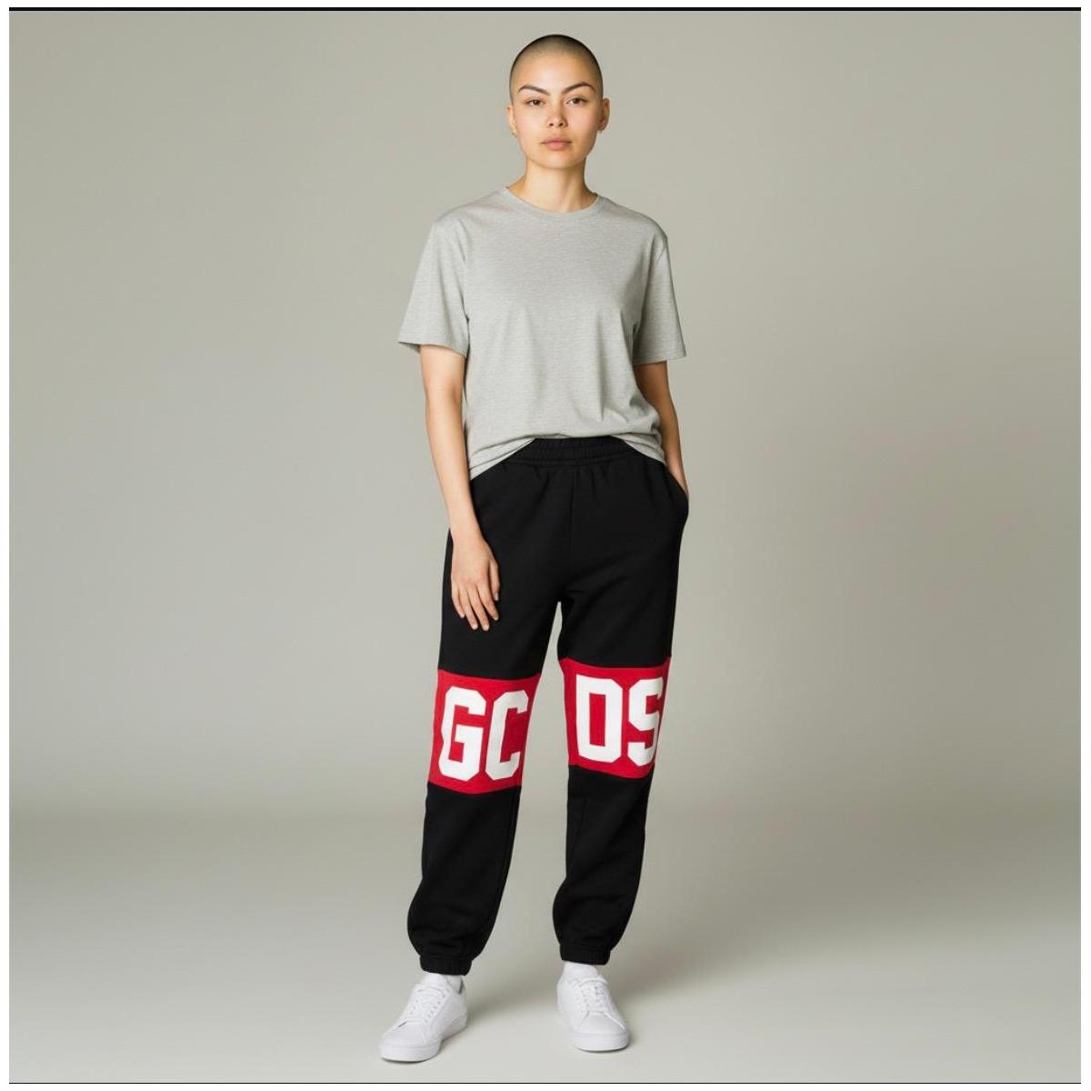 Pantalone Tuta Ragazzo/a GCDS E588 black/red