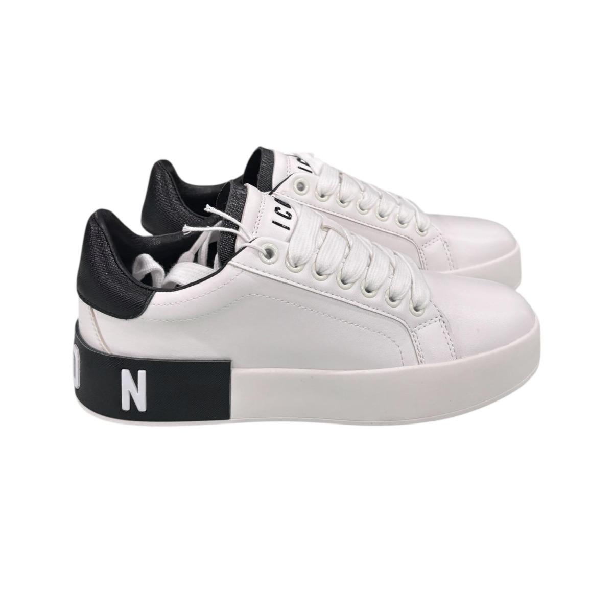 Scarpa Ragazzo/a ICON IC5676SD Bianco/Nero