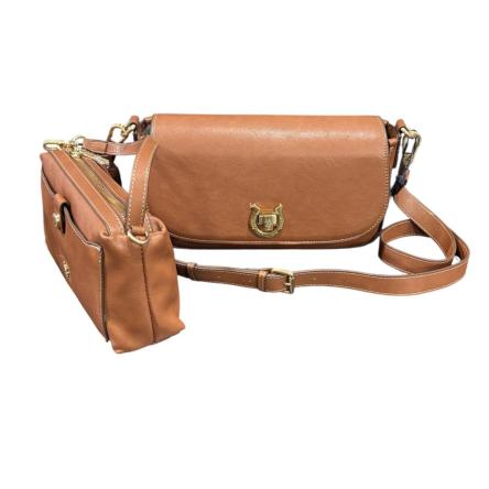 Borsa Donna Us Polo middleton flap 8871 cognac