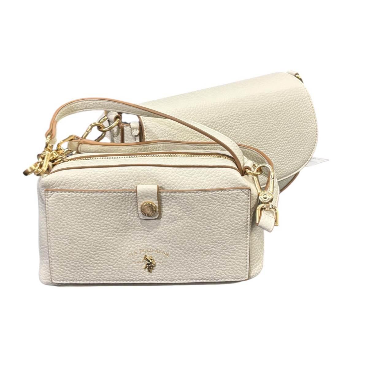 Borsa Donna Us Polo middleton flap 8871 white