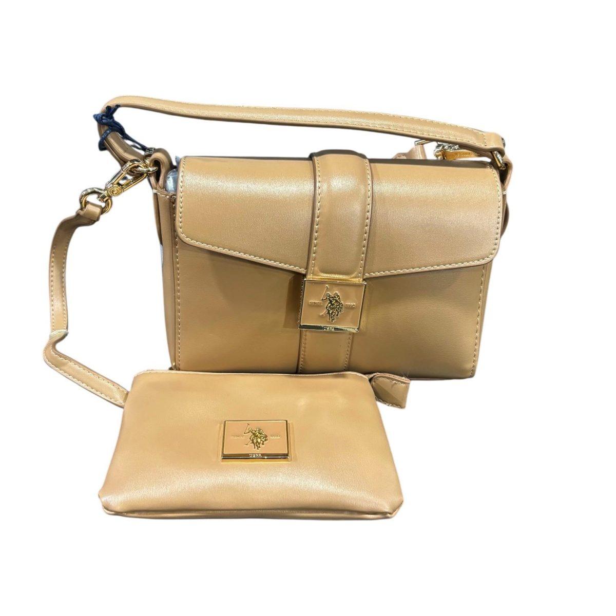 Borsa Donna Us Polo margaret flap 9047 powder