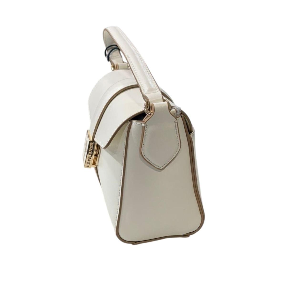 Borsa Donna Us Polo margaret flap 9047 white