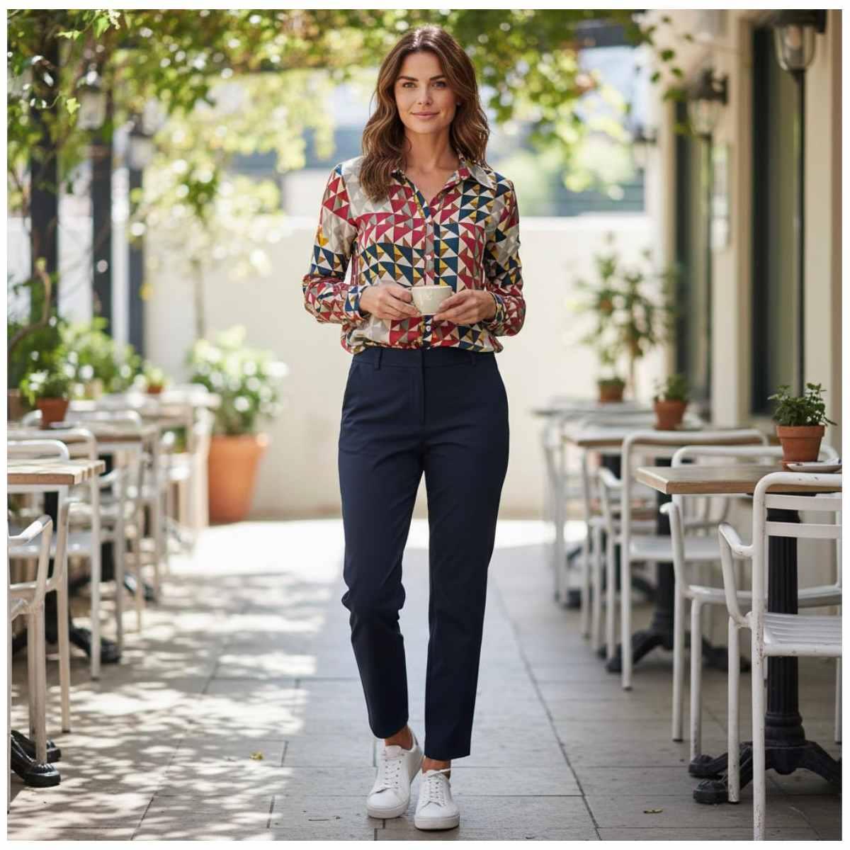 Camicia Donna Ml H&Blaine 6013807 801