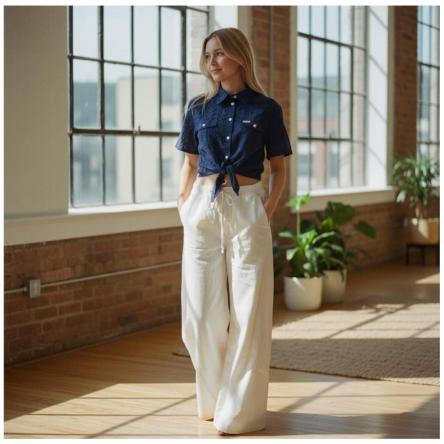 Pantalaccio Donna Guess W6GA2JD5NW2 GJWI