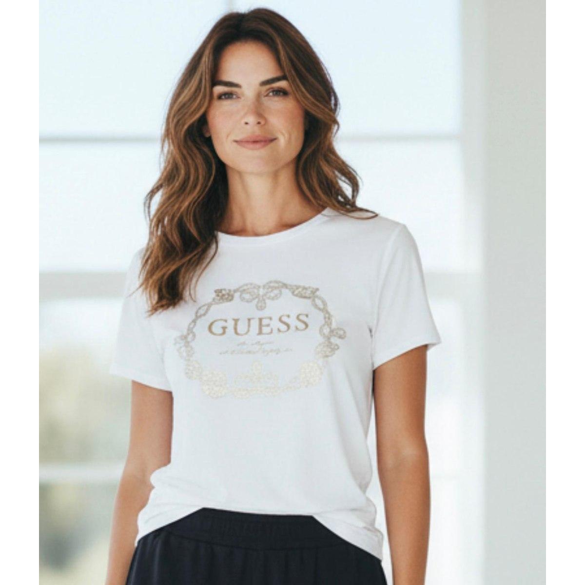 T-Shirt MM Donna Guess E6GI00I3Z14