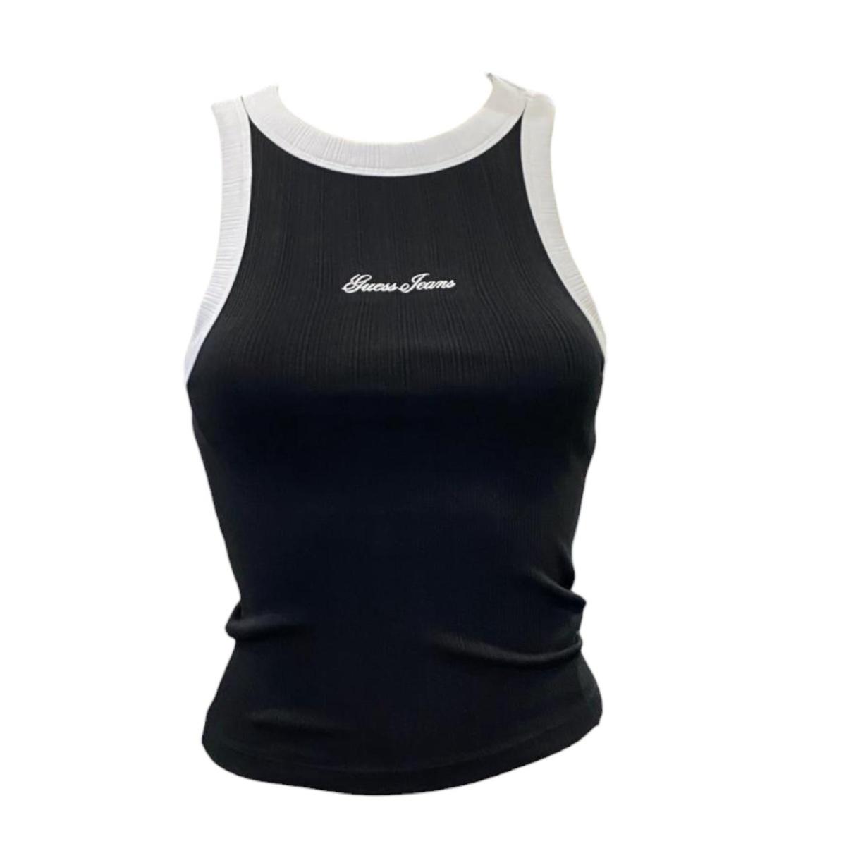 T-Shirt Donna SL Guess W6GPZ8KF641 GBLK