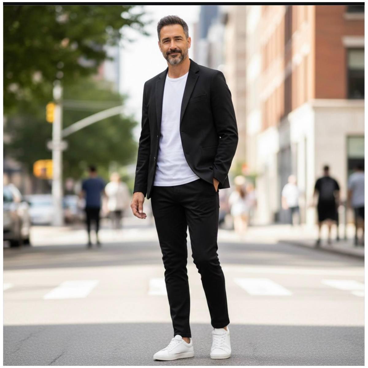 Abito Uomo estra slim  Squad AB300 nero