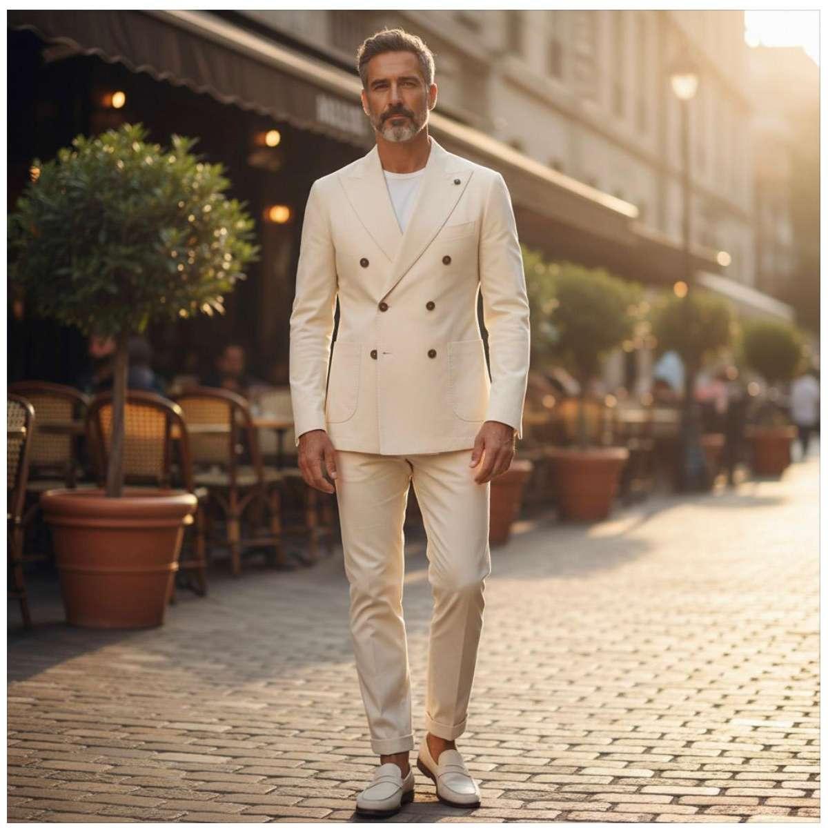 Abito Uomo Outfit OUAD003 Sabbia