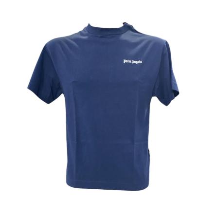 T-Shirt MM Uomo Palm Angels JER001 Blu
