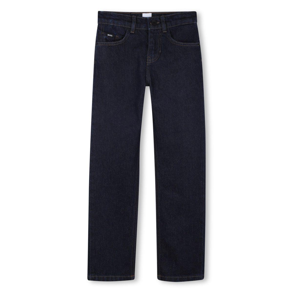 Jeans Ragazzo Boss J52919 Scuro