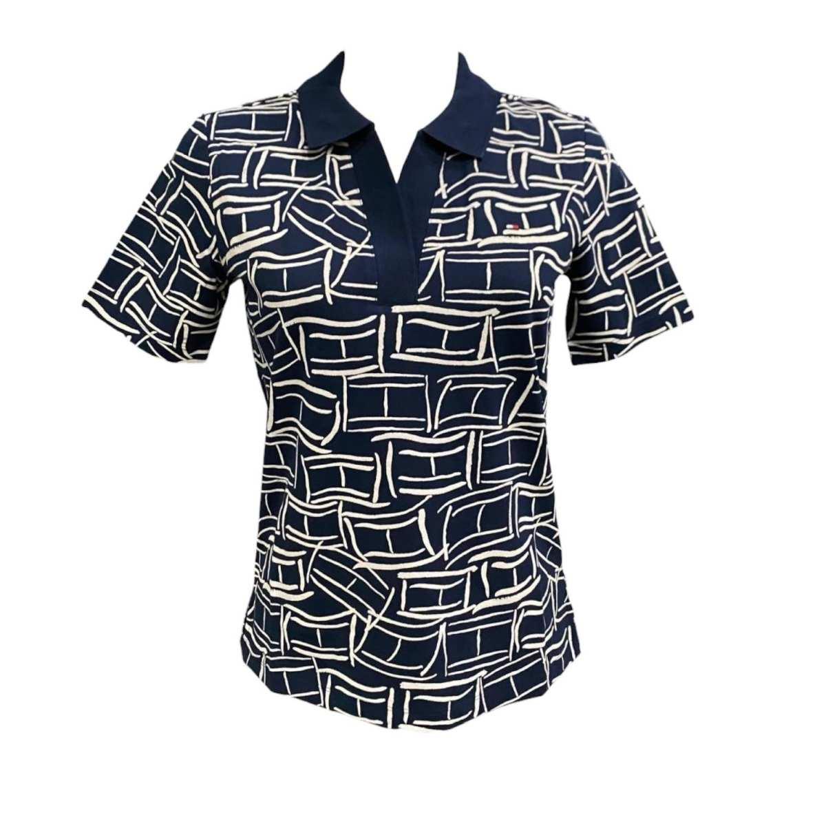 Polo Donna Mm Tommy Flag Fheaters W49827