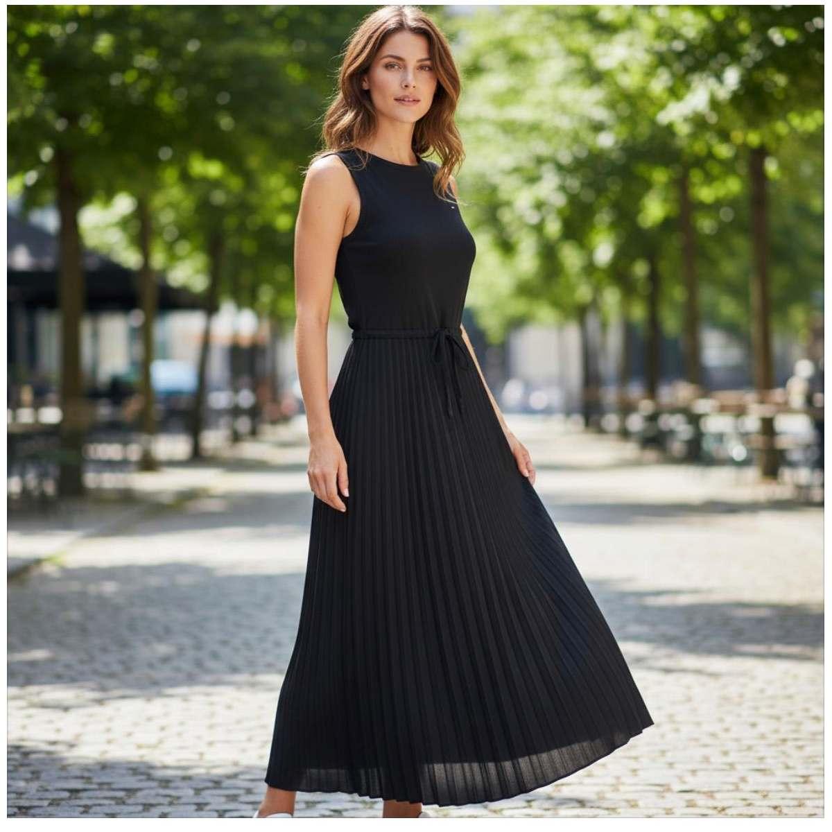 Abito Donna Tommy W49312 Nero