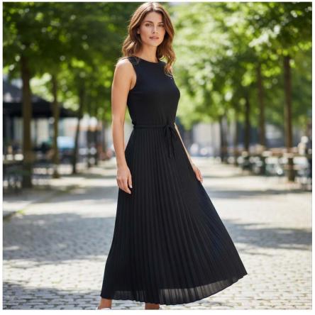 Abito Donna Tommy W49312 Nero