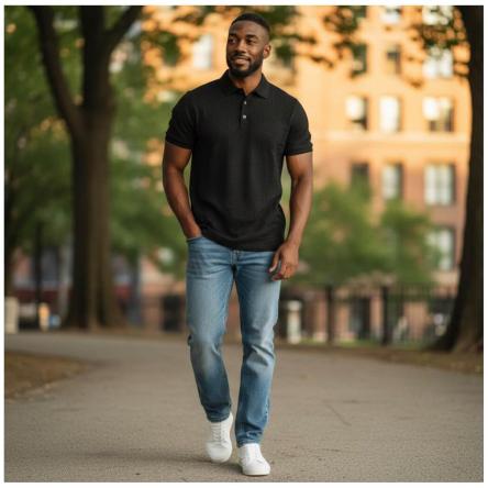 Polo Uomo Mezza Manica Ck LV04LE203G UB1