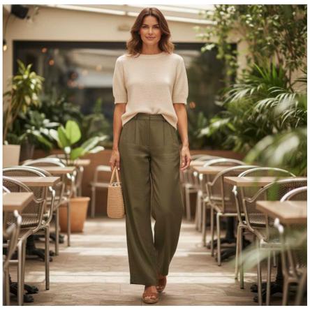 Pantalone Donna Guess E6GB04WP232 G1BT