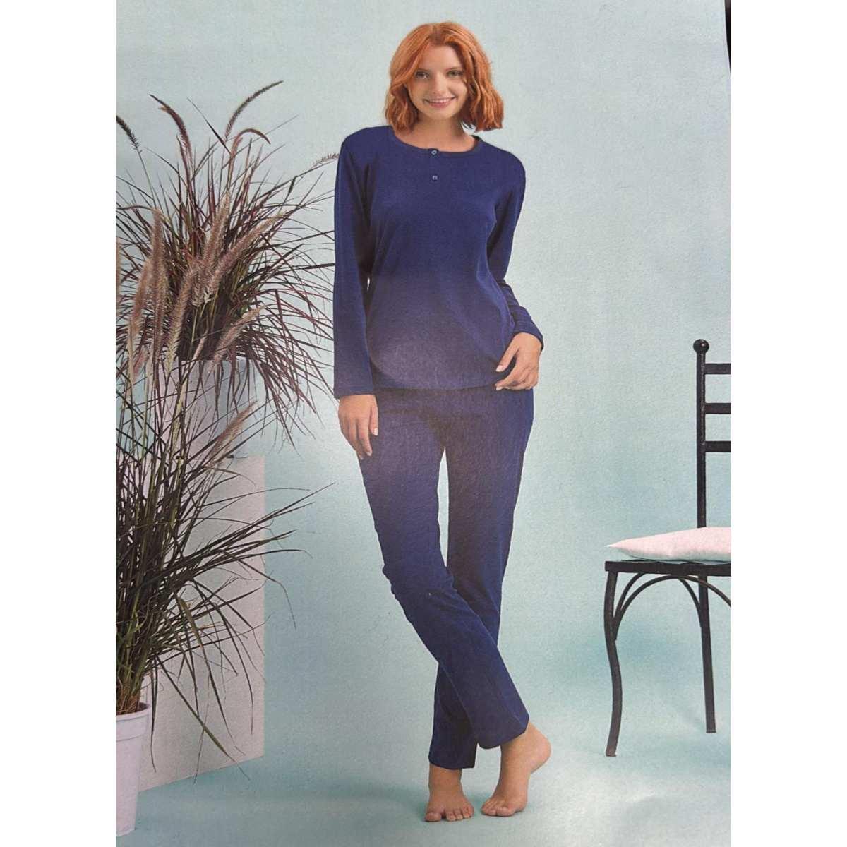 Pigiama Donna Manica Lunga 51012D