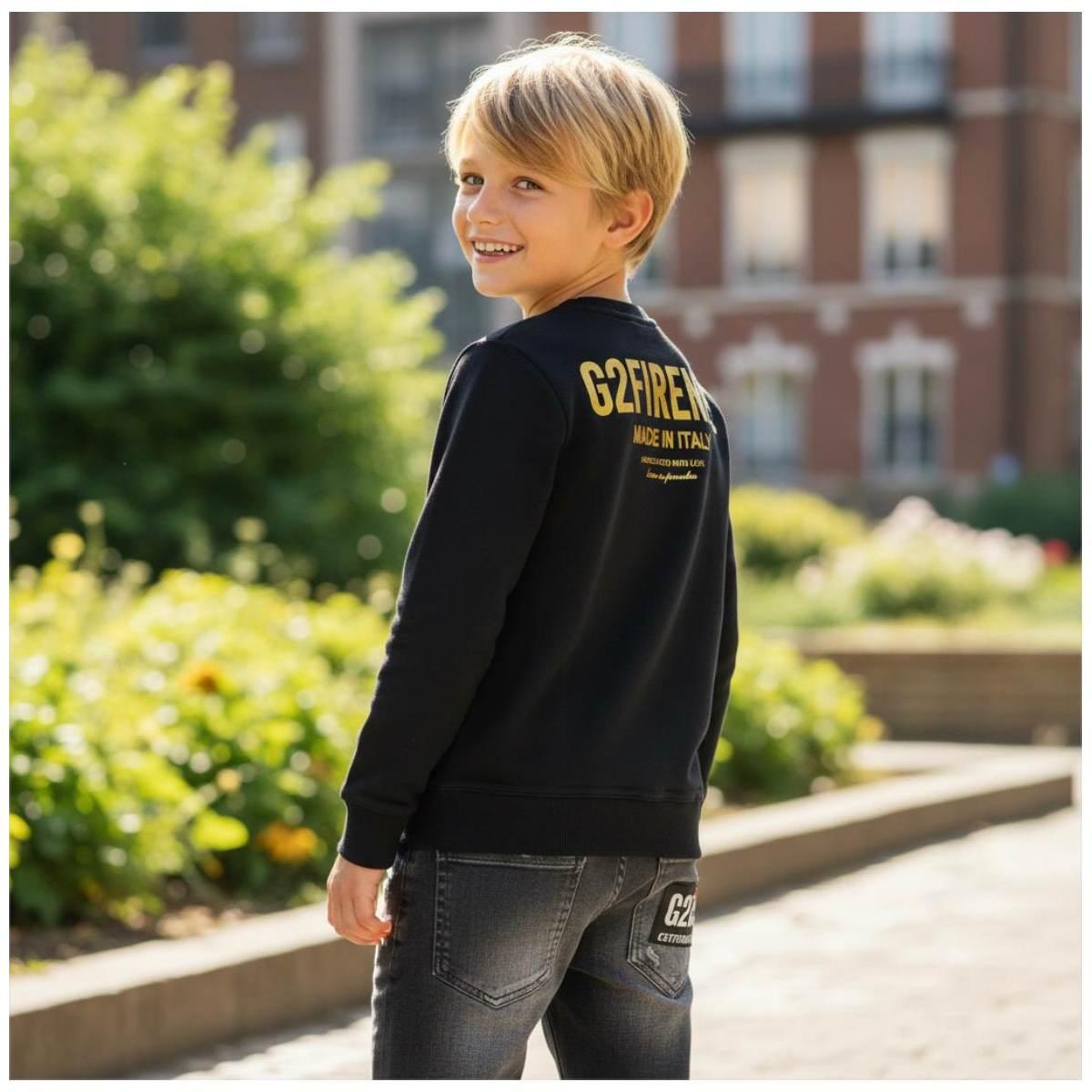 Felpa Ragazzo G2Firenze Gold