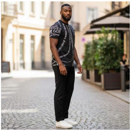 T-Shirt Uomo Versace 80GAH6R0 JS555  L01