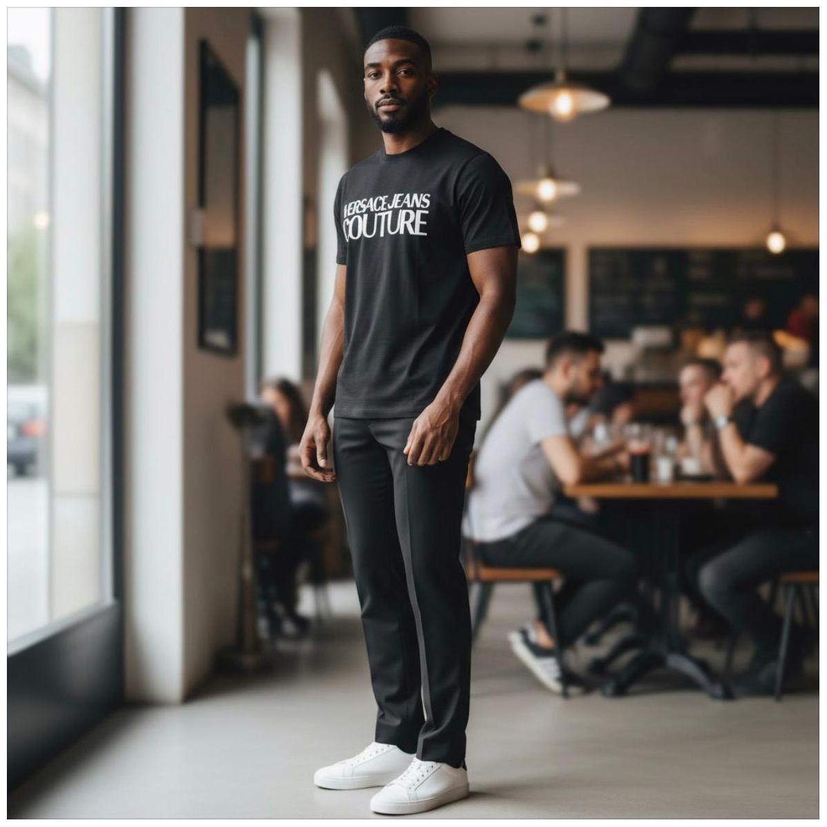 T-Shirt Uomo Versace 80GAHT01 CJ00T 899