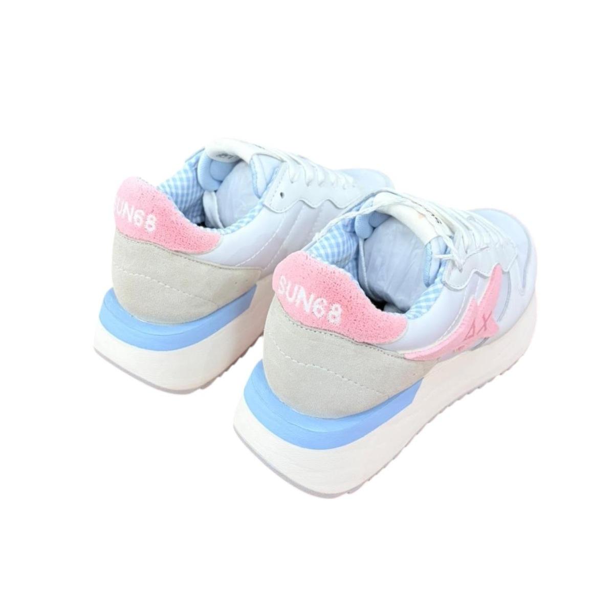 Scarpa Donna Big/Star/Spon/Logo Z36222 bia/ros