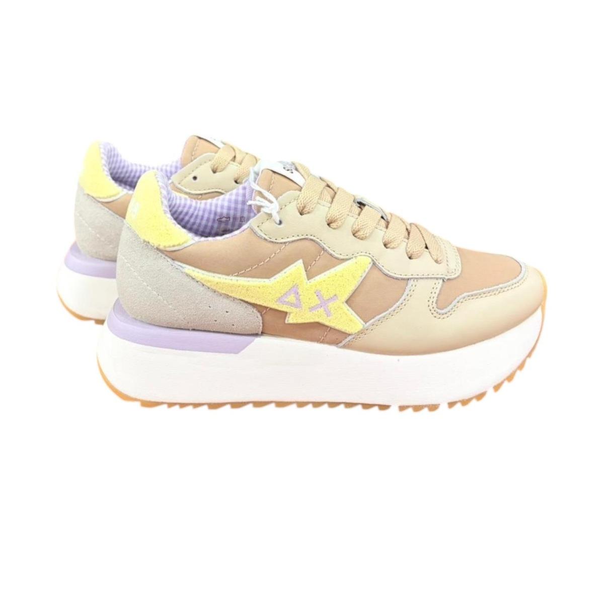 Scarpa Donna Big/Star/Spon/Logo Z36222 Beige