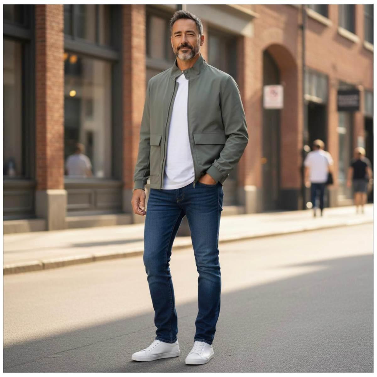 Giubbino Uomo Atipico Eduard T8983 Salvia