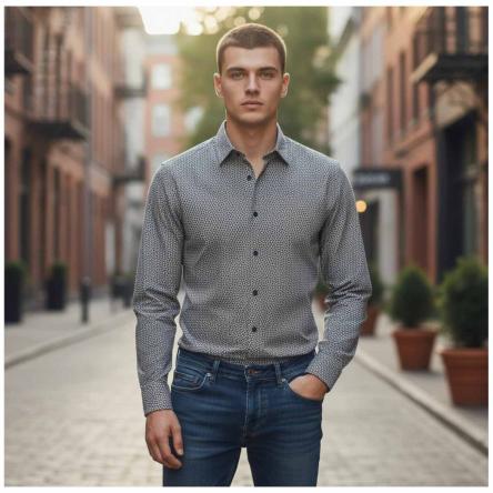 Camicia Uomo A.Exchange XM2280 AF13235 F1174