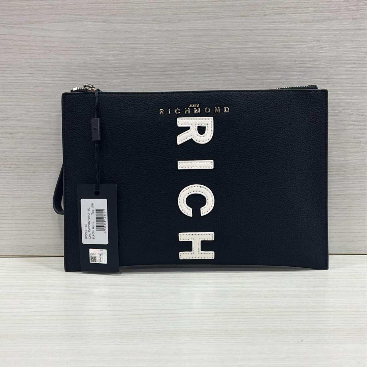 Pohette Uomo Richmond 26279BO Black/WHT