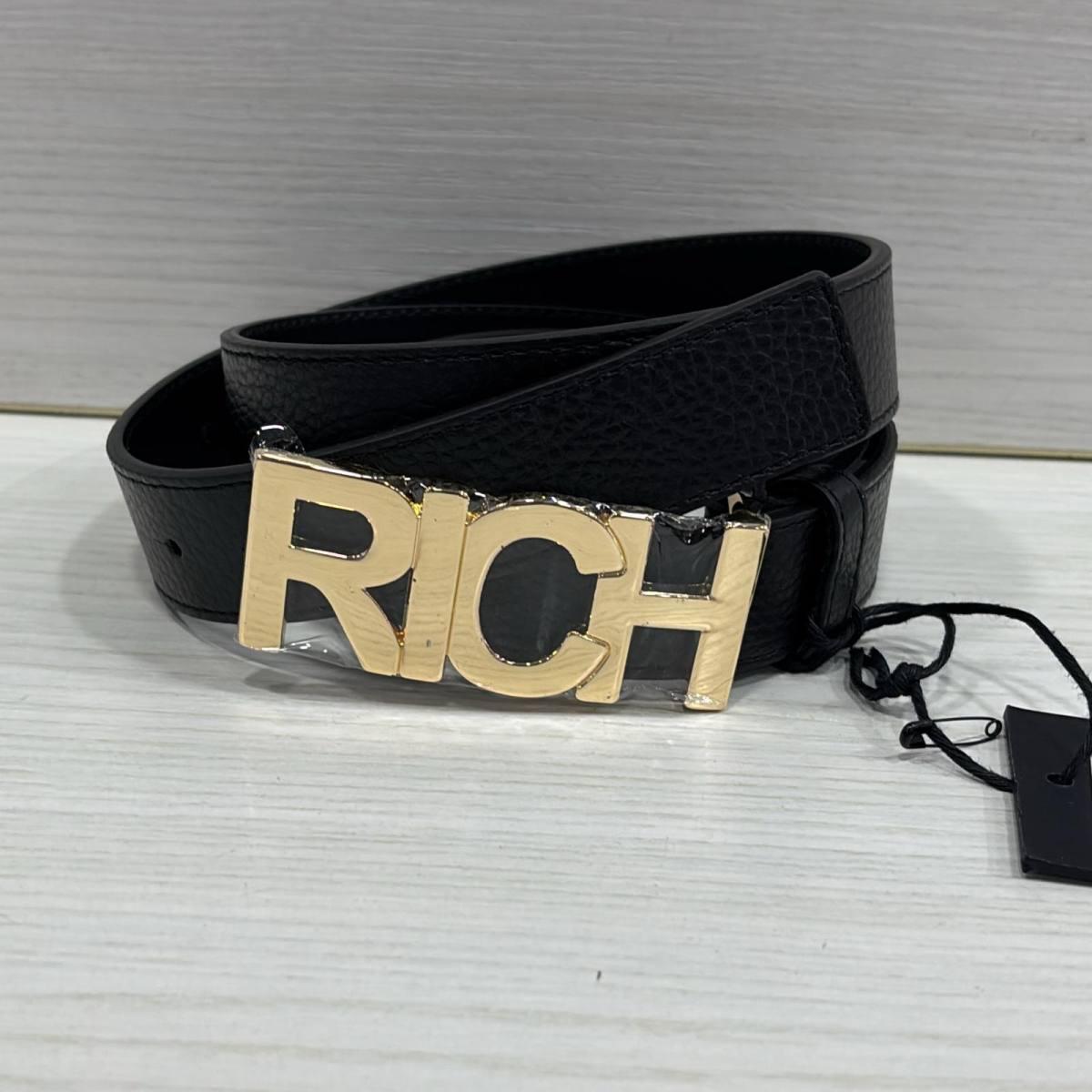 Cintura Uomo Richmond 26281CI Black/Gold