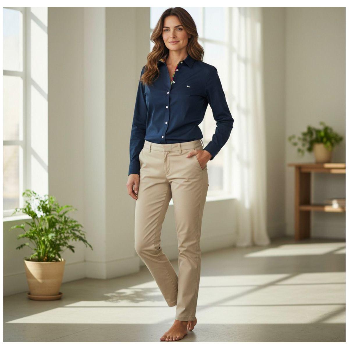 Camicia Donna Ml H&Blaine 2011469 801