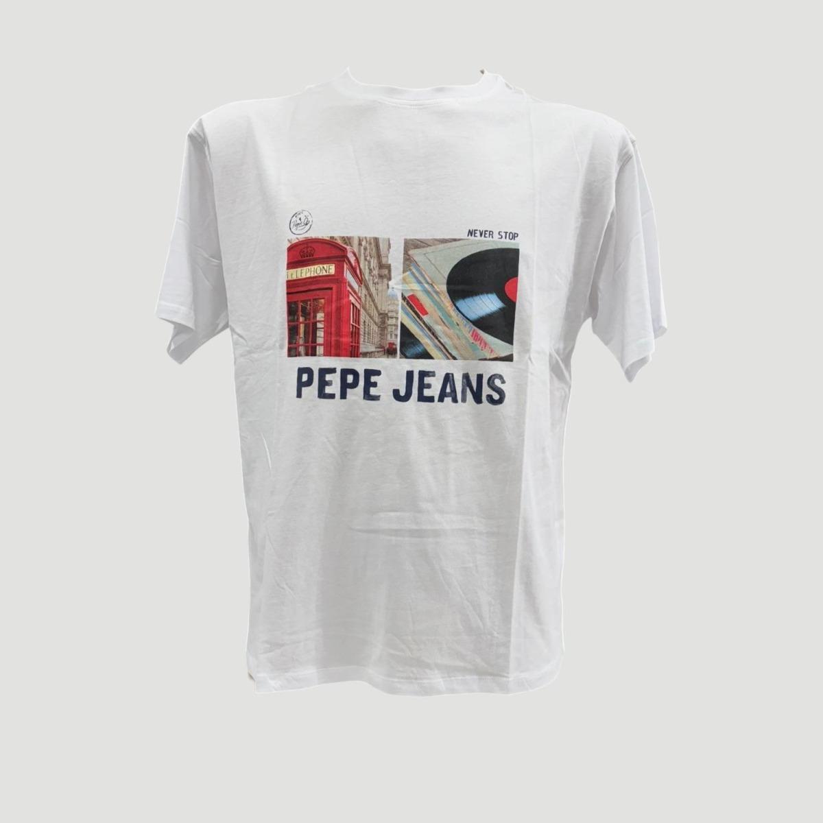 T-Shirt MM Ragazzo Pepe Jeans PB50099 ash
