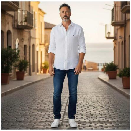 Camicia Uomo Tommy Hilfigher MW41530 YBR