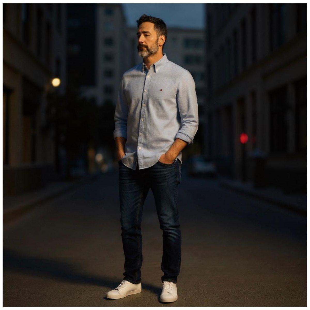 Camicia Uomo Tommy Hilfigher MW41530 C1O