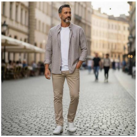 Camicia Uomo Tommy Hilfigher MW42400 OBJ